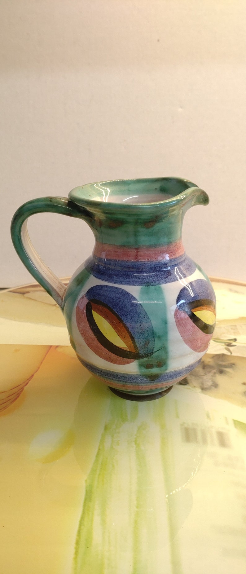 Vintage Tintagel Pottery Jug Cornwall Dragon's Eye Studio Pottery Etsy UK
