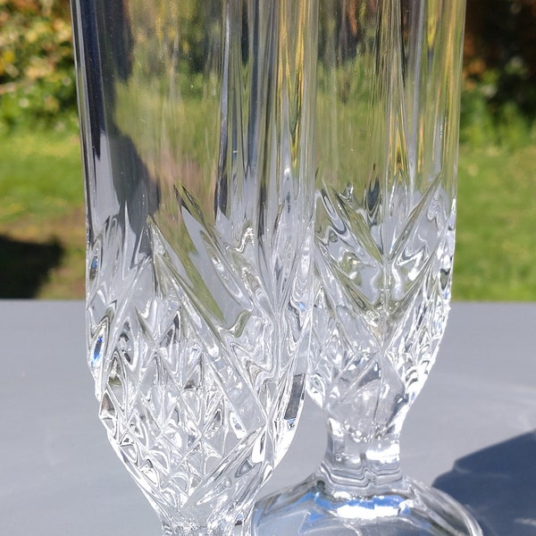 Lead Crystal Vase Etsy UK