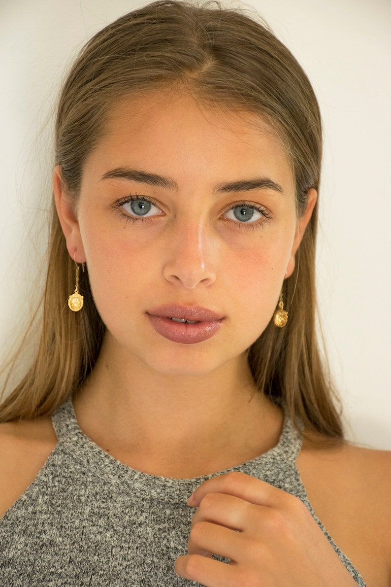 Gold Dangle Earrings Gold Earrings Lion Earrings Lion Earrings,2E. Dangle Earrings Lion