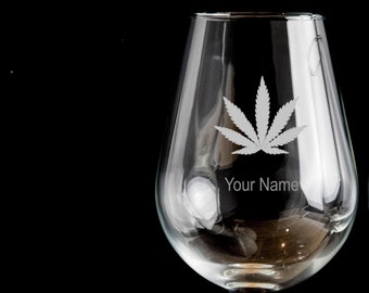 Pot Smoking Pals Howling Wolf Bong Laser Engraved Stemless Wine Glasses Pot Smoking Pals Howling Wolf Bong Laser Engraved Stemless Wine Glasses