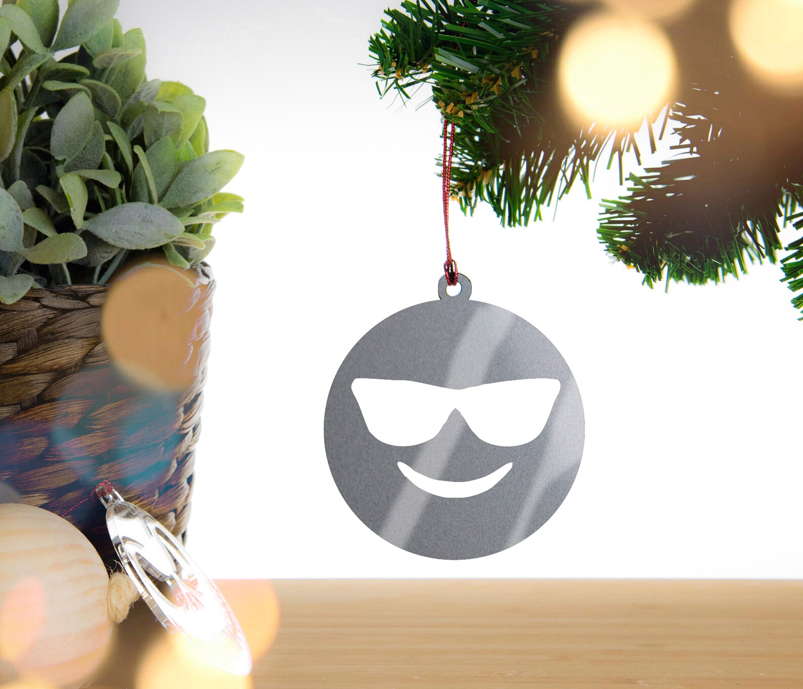 Emoji Poo Emoji Sunglasses Emoji Tree Decoration Christmas Etsy