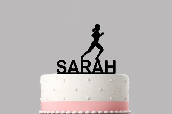Jogging Topper, Running Cake Topper, Runner Cake Decorations, Running Man Cake  Topper, Male Runner Cake Topper, Runner Decoration Birthday 