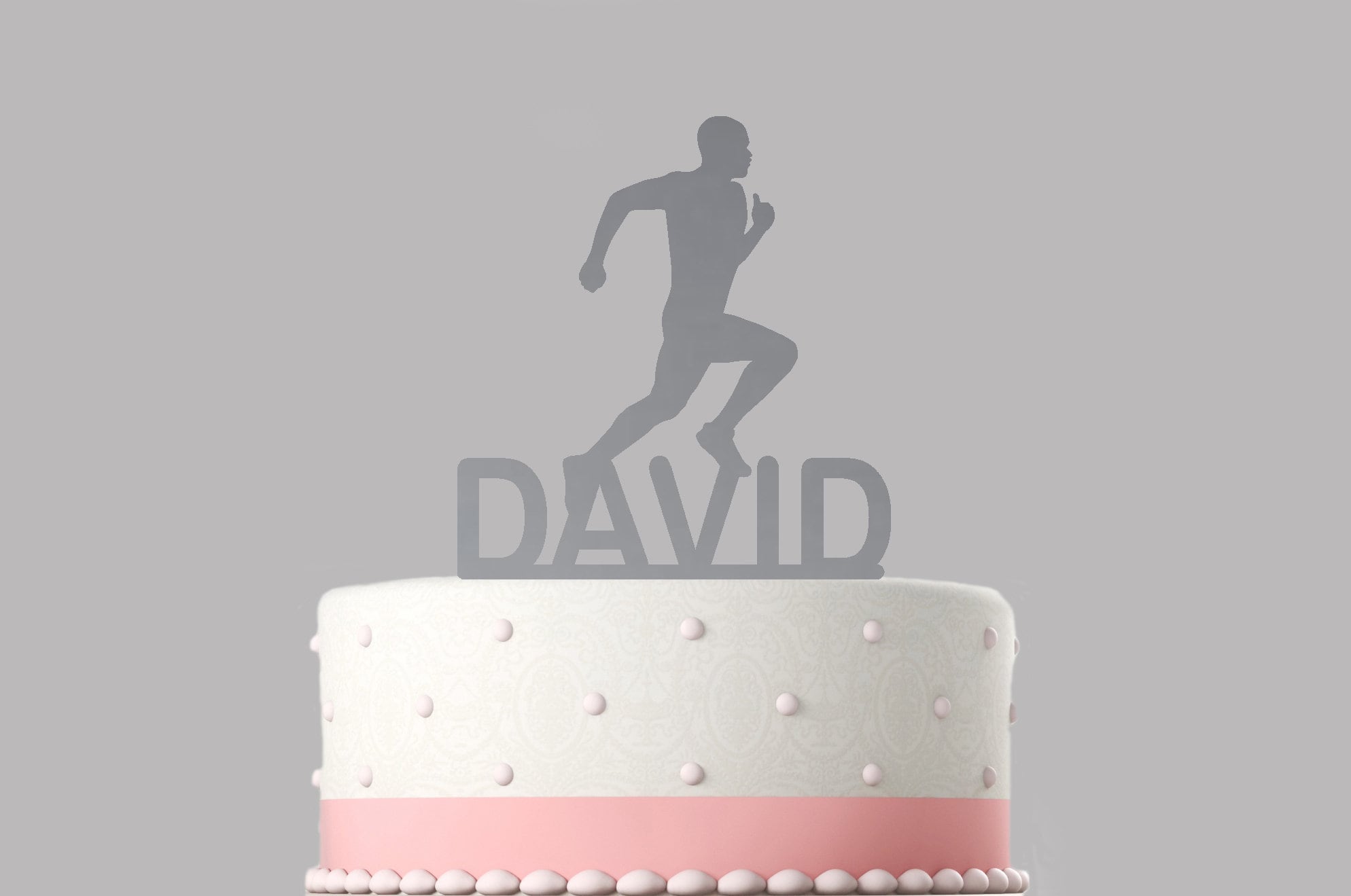 Jogging Topper, Running Cake Topper, Runner Cake Decorations, Running Man Cake  Topper, Male Runner Cake Topper, Runner Decoration Birthday 