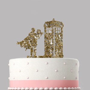 Doctor Who Wedding Cake Topper 130mm,glitter Cake Decoration Topper ...