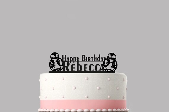 Decorations Cake Toppers Star Trek Birthday Personalised Acrylic