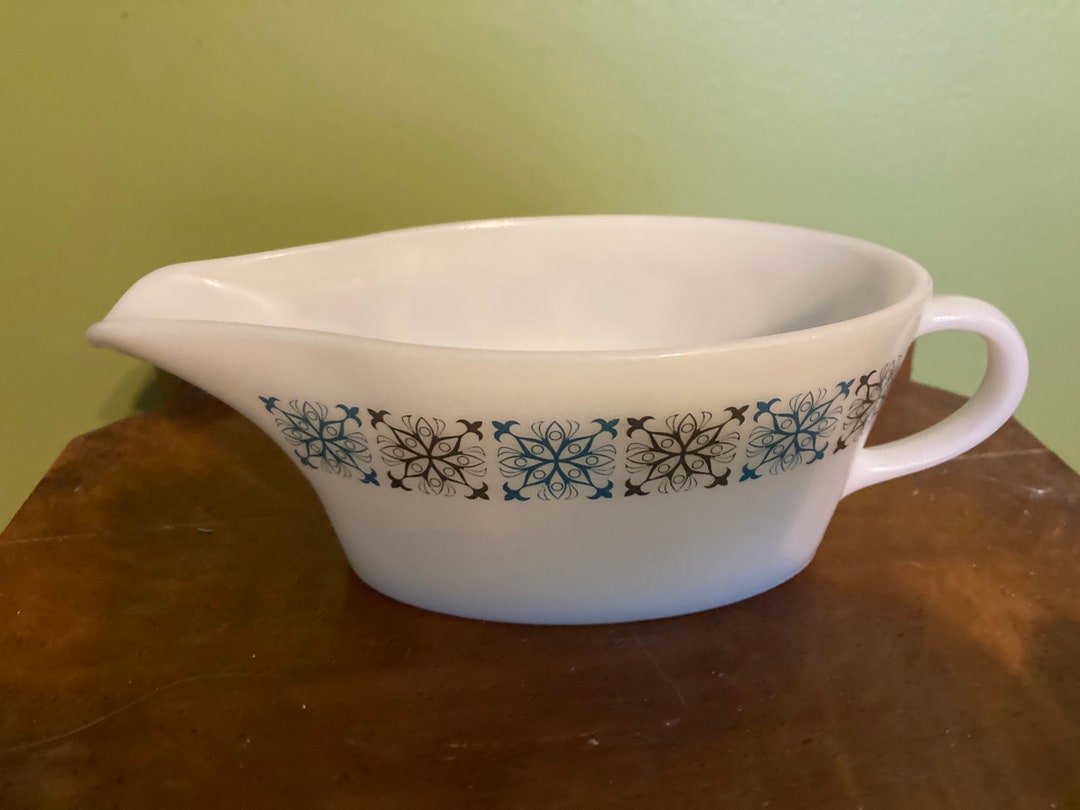 JAJ Pyrex Gravy Boat Etsy