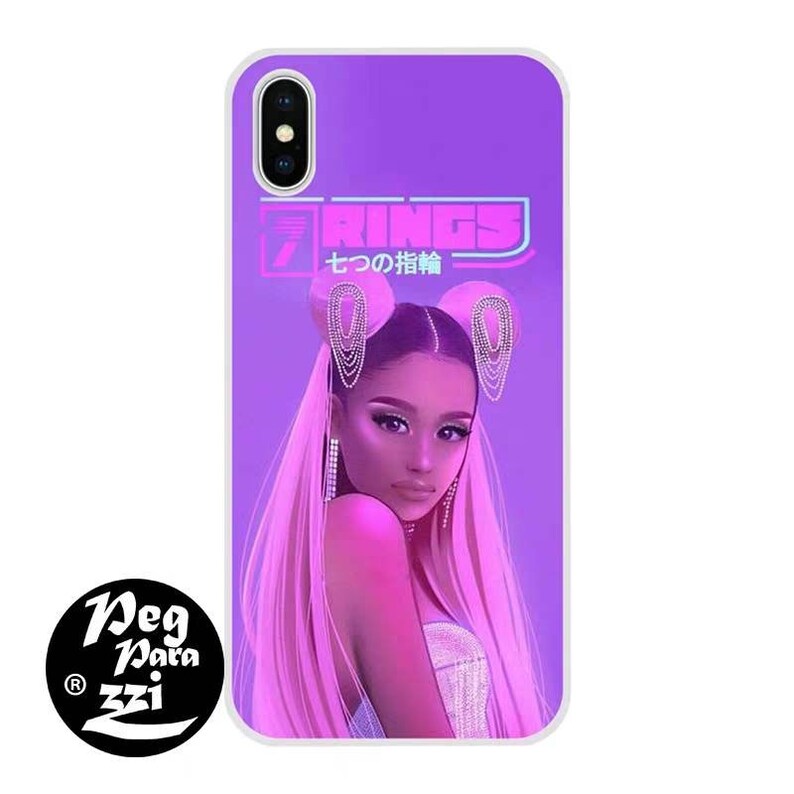 Iphone Xxs66s78 Ariana Grande 7 Rings Hand Painting Style Phone Case