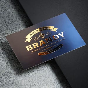 Custom Business Card Design, Business Card Print, Business Card Printing, Custom Design, Visiting Card, Embossed Cards, Gold Foil Cards bild 6