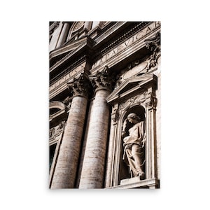 Tirage photo de Rome "Roman Postcard", façade de Chiesa di Santa Susanna alle Terme di Diocleziano à Rome - Impression Déco Photo