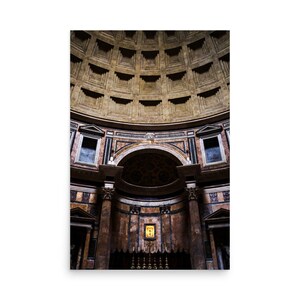 Tirage photo de Rome "Altar of the Pantheon in Rome", l’Autel principal  sous le dôme du Panthéon à Rome - Impression Fine Art Photo Déco