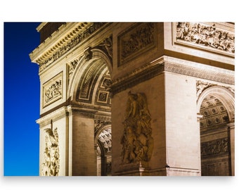 Impressão fotográfica de Paris "Nascer do sol triunfal", o Arco do Triunfo ao nascer do sol em Paris - Impressão fotográfica de arte de parede