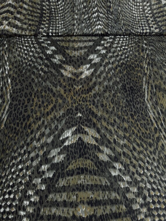 animal print denim fabric