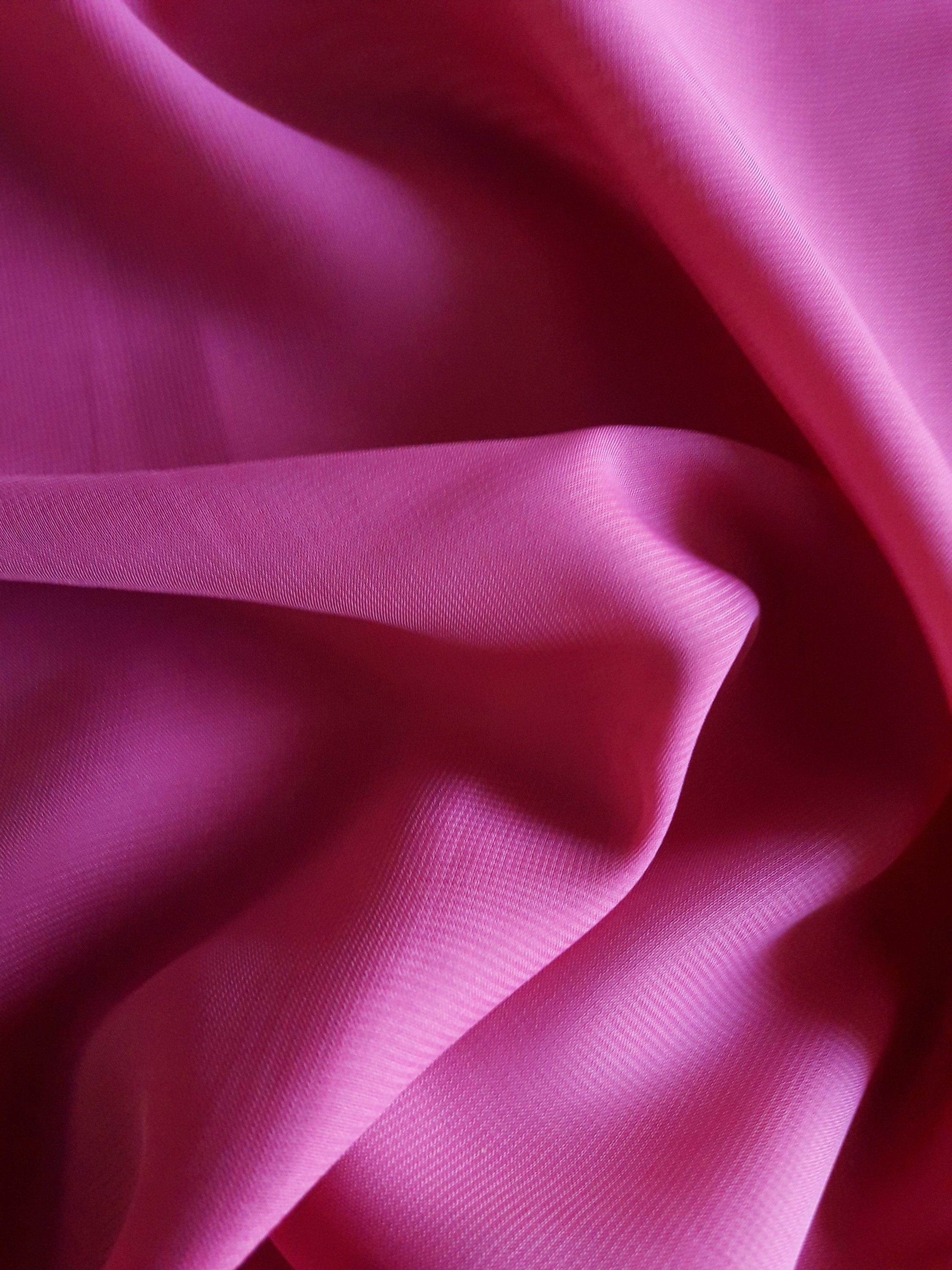 hot pink chiffon