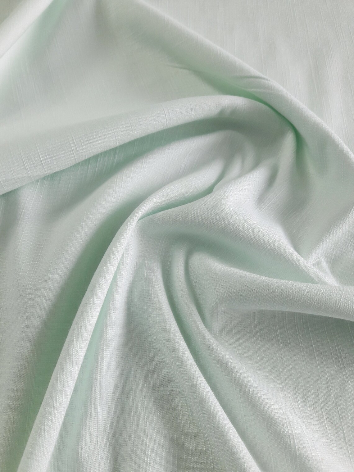 Blend Linen Fabric by the Yard/stretch Linen Cotton Fabric Etsy