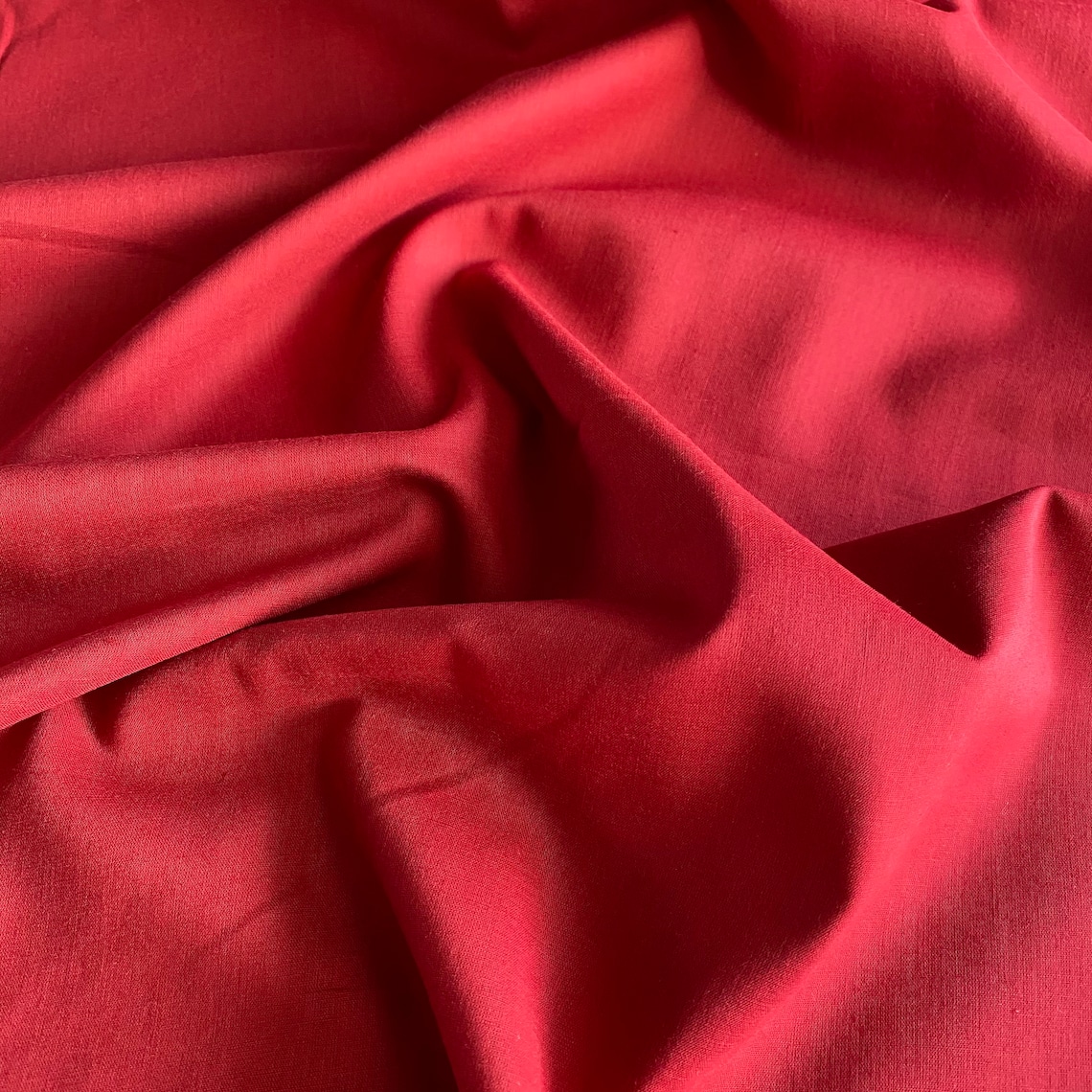 Solid batiste cotton fabric by the yard Etsy