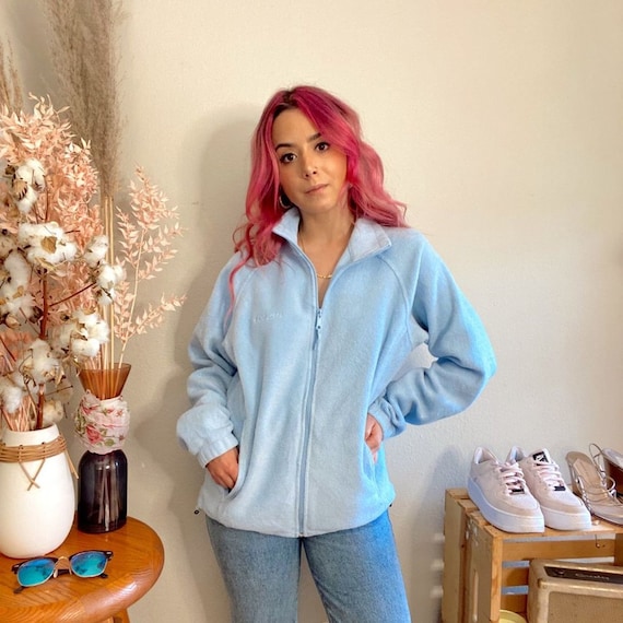 Vintage 1990s Columbia Baby Blue Fleece