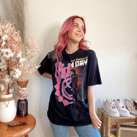 Custom Re-Worked Blink 182 + Green Day T-Shirt