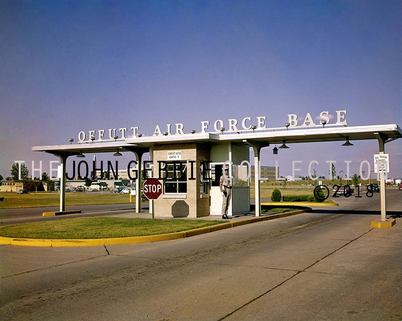 Offutt AFB Main Gate 1960's Etsy