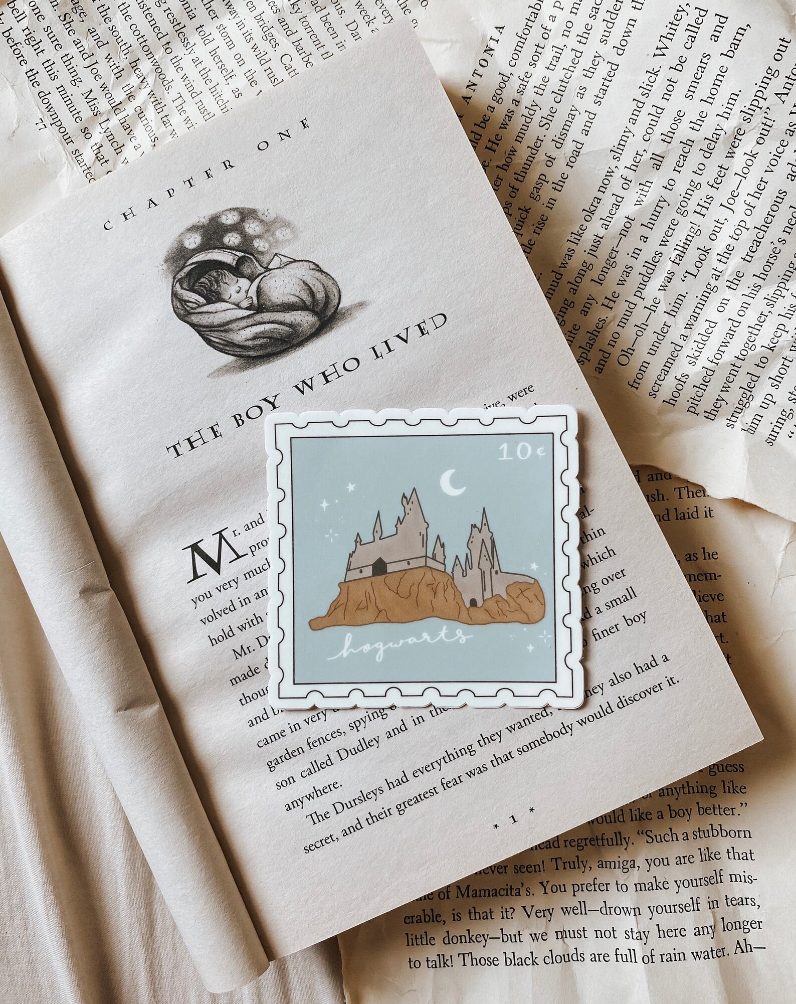 Hogwarts Postage Stamp | Etsy