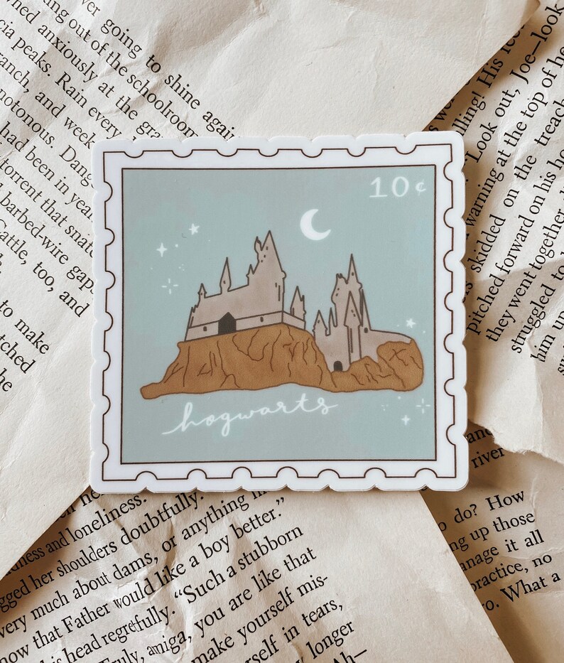 Hogwarts Postage Stamp | Etsy