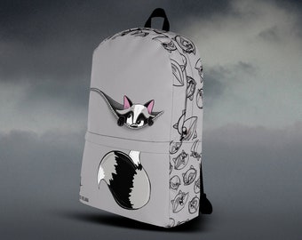 cotton Binder nursery name personalized Backpack the mouse that yarn child kindergarten boy baby raccoon