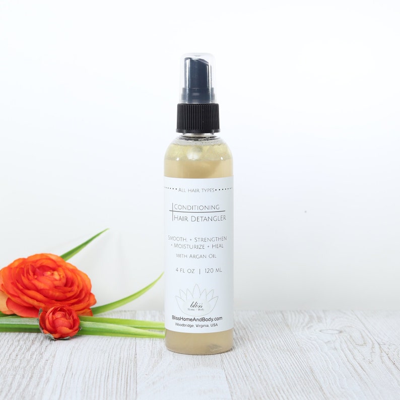 Natural Hair Detangler Hair Detangler And Conditioner Etsy
