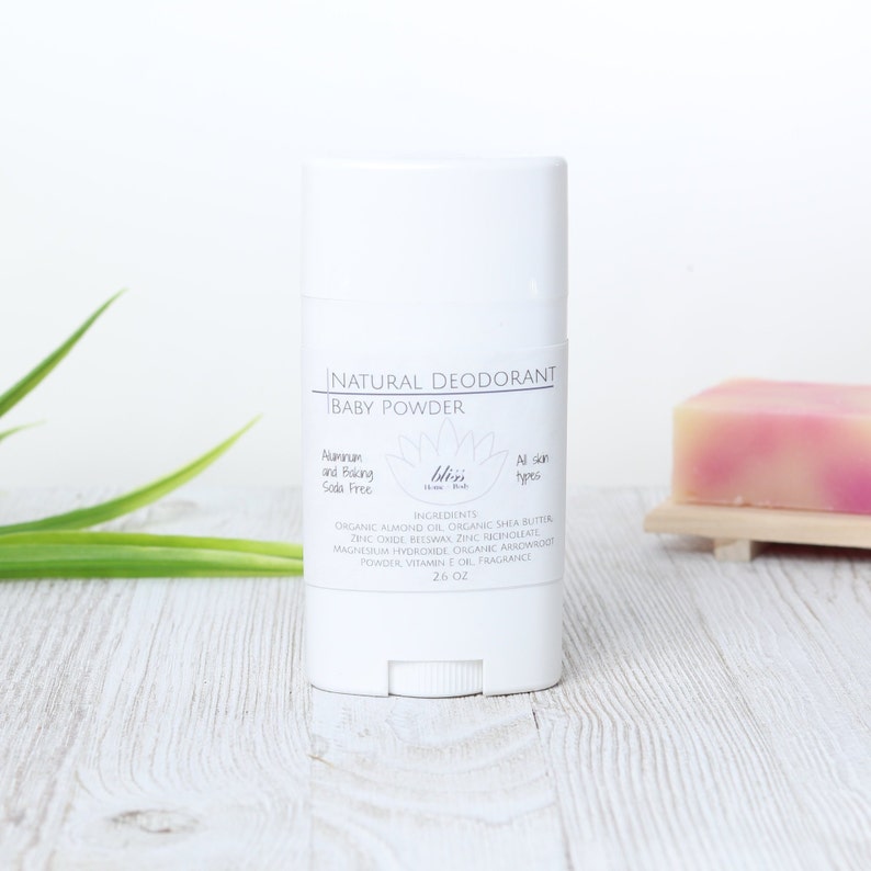 Baby Powder Natural Deodorant Women's Deodorant Baking Etsy