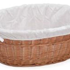 Laundry Wicker Basket Lined