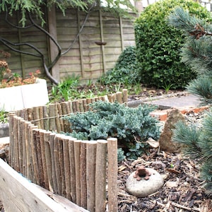 Flexible Hazelwood Garden Fence Border Edging Lawn 20cm ( height )