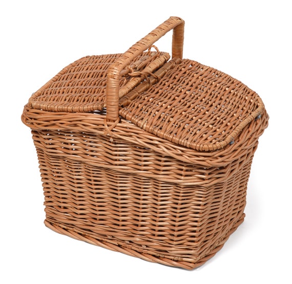 Wicker picnic sale basket