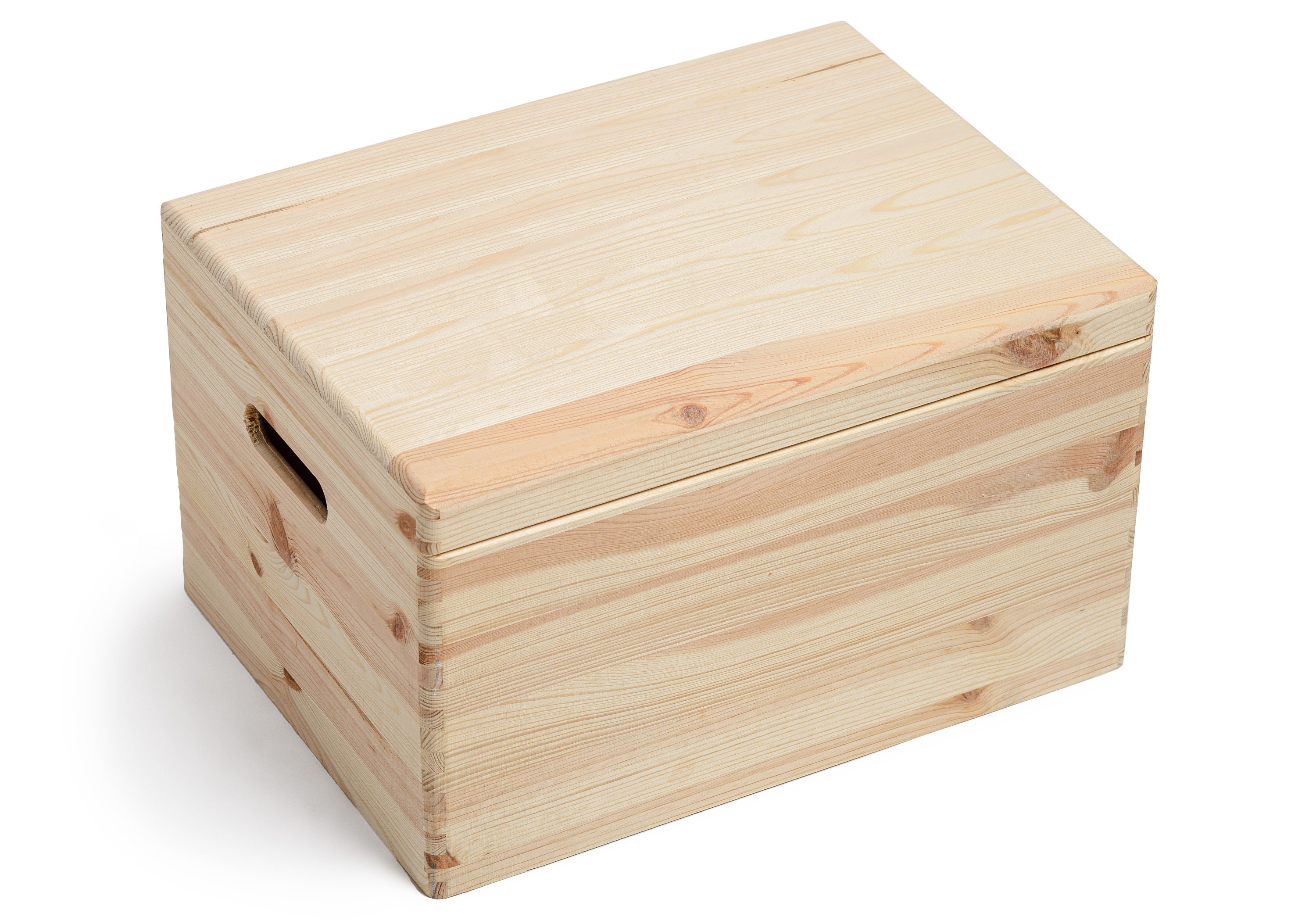 Wooden Storage Box With Lid Safe Place Etsy UK