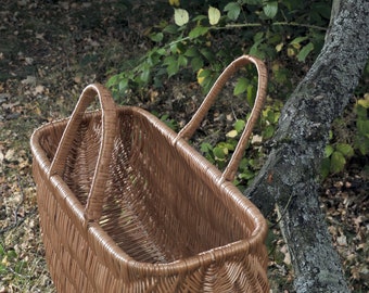 Wicker Two Handles Shopper