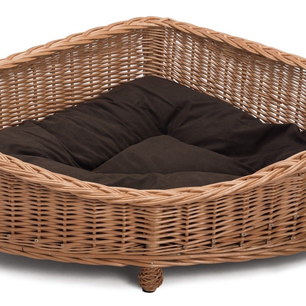 Rattan Dog Bed Etsy UK