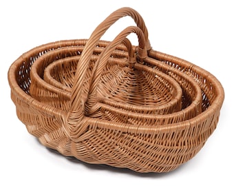 Wicker Garden Trug Basket