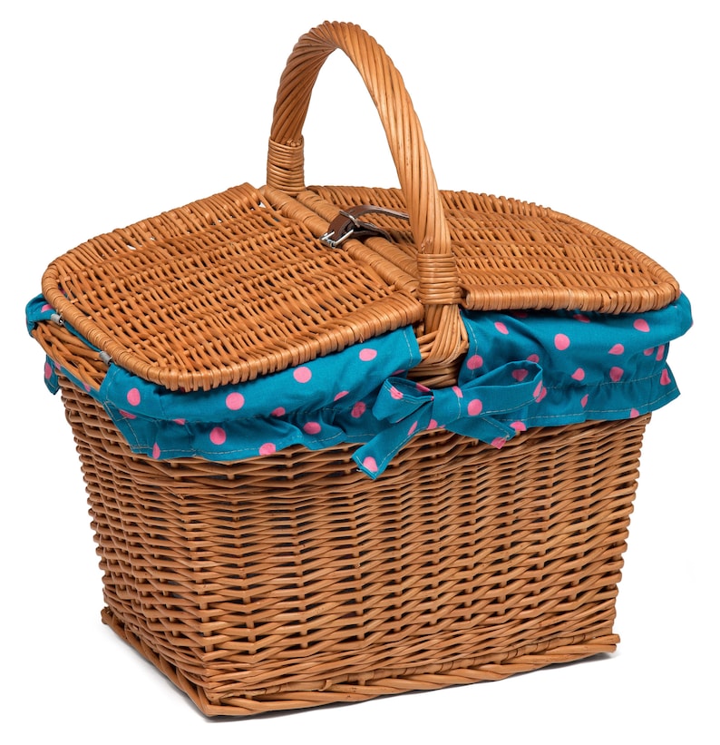 Empty Wicker Picnic Basket Etsy