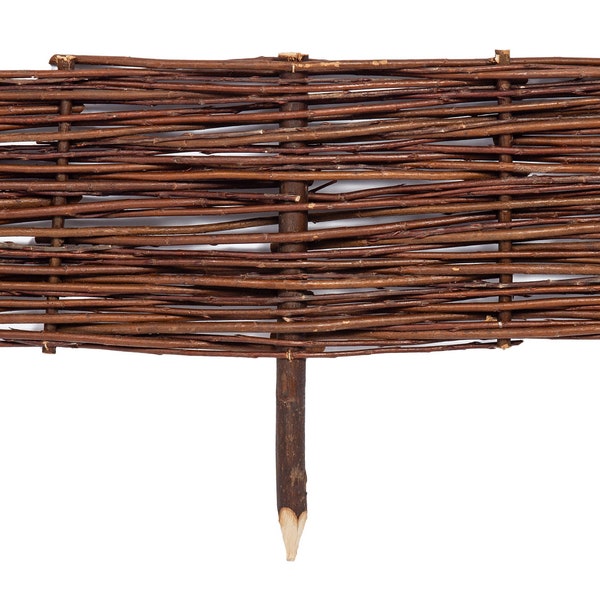 Willow Wicker Lawn Edging Fence- 40cm (Height)