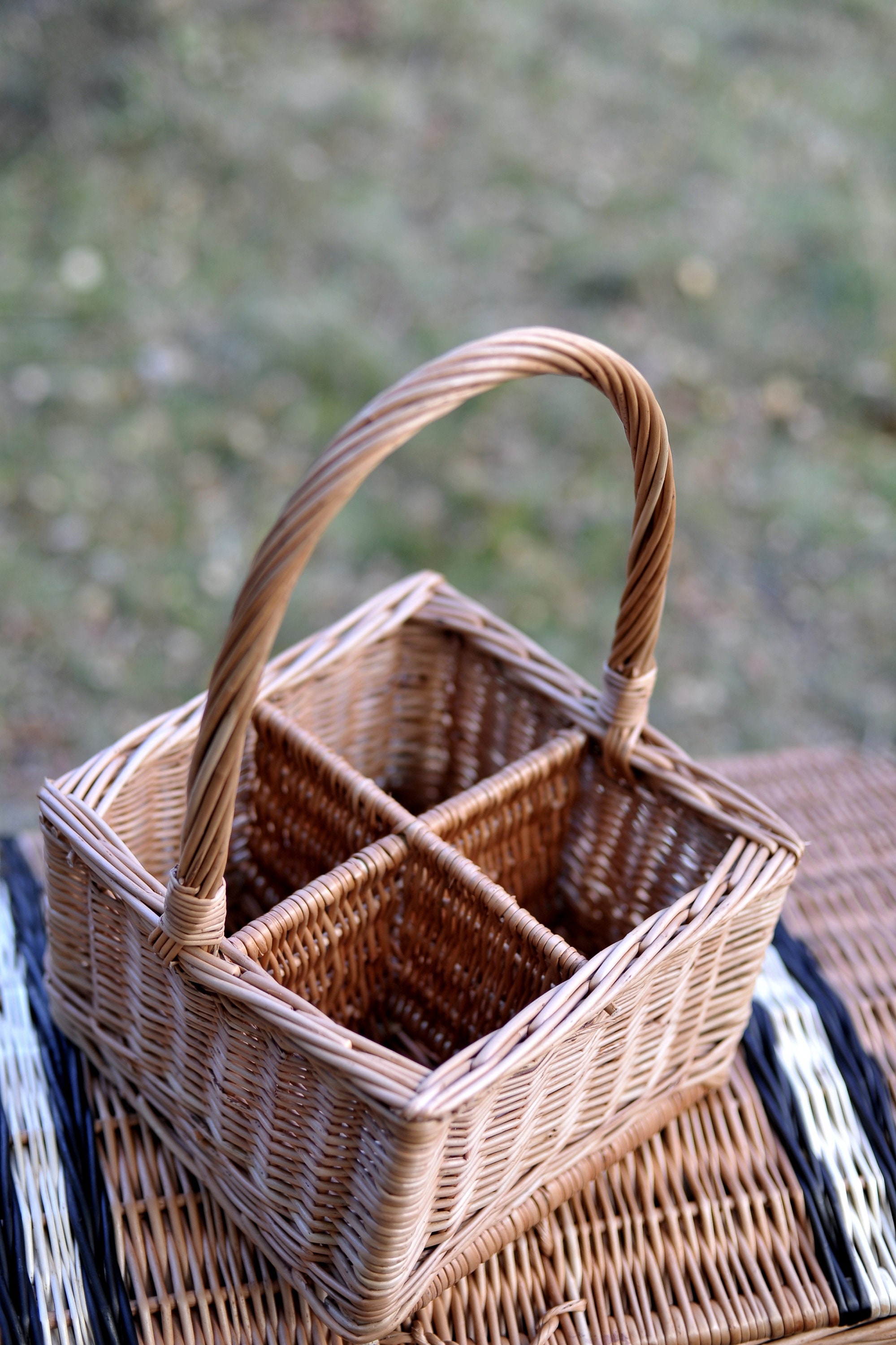 Wicker Bottle Carrier