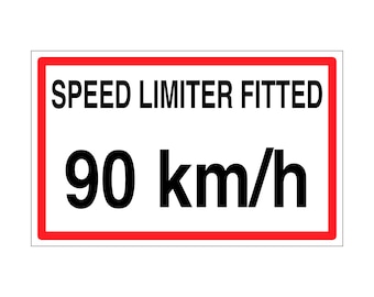 Limitador de velocidad instalado - archivos digitales, Archivos digitales. #pdf #svg #png