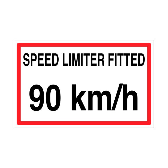 Speed Limiter Fitted Digital Files Digital Files. Etsy