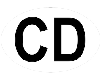 #CorpsDiplomatique CD adhesivo.