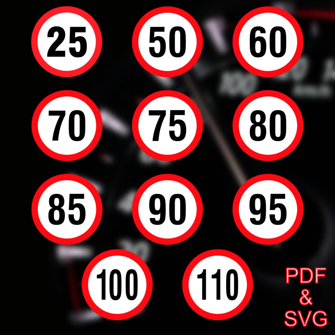 Speed Limit Digital Files. Speed Limit Digital Files. SVG Etsy