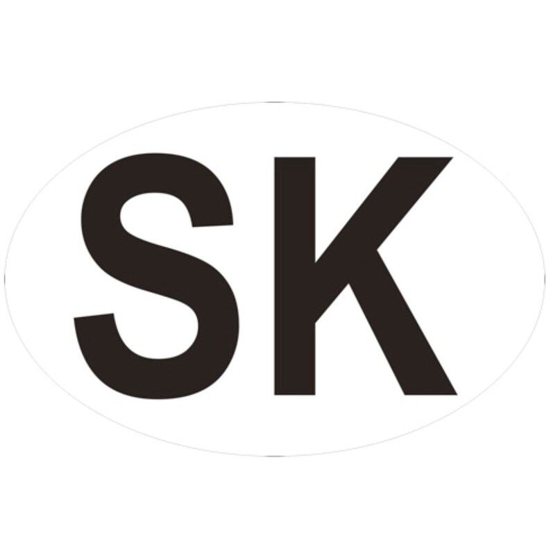 Sticker SK Slovakia image 1
