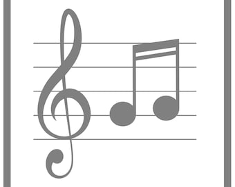 Pegatina de música