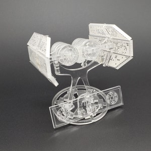 Star Wars Squadrons Imperial TIE Bomber with Stand