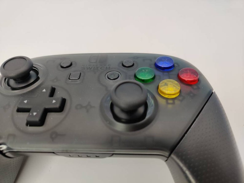 Nintendo Switch Pro Controller Custom A B X Y Face Buttons Etsy