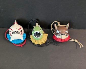 Bot Buddy Charms - inspired by Splatoon Raiders