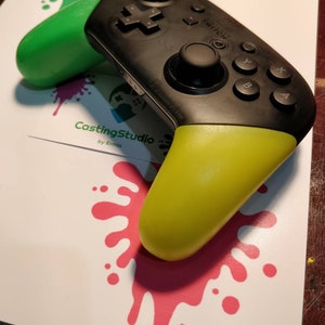 Nintendo Switch Pro Controller Glow in the Dark Replacement Grip Handles image 6