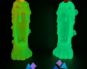 Figuras de Mudmouth que brillan en la oscuridad