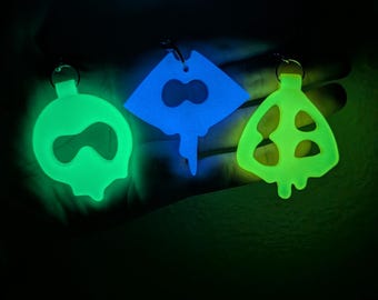 Deep Cut Emblem Charms - inspired by Splatoon Raiders