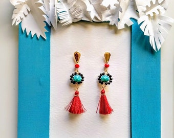 Hummingbird earrings